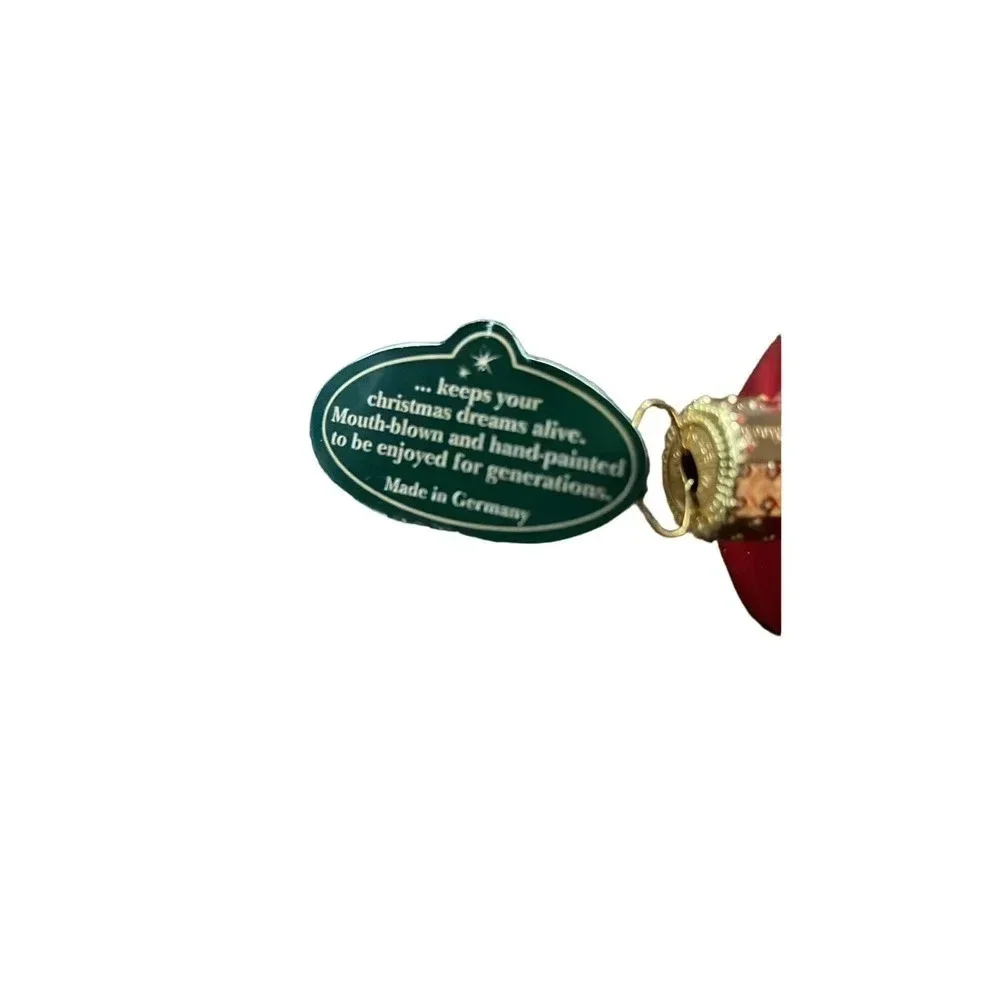 Vintage Christnorn‎ Made in Germany Snowman Ornament in Original Box